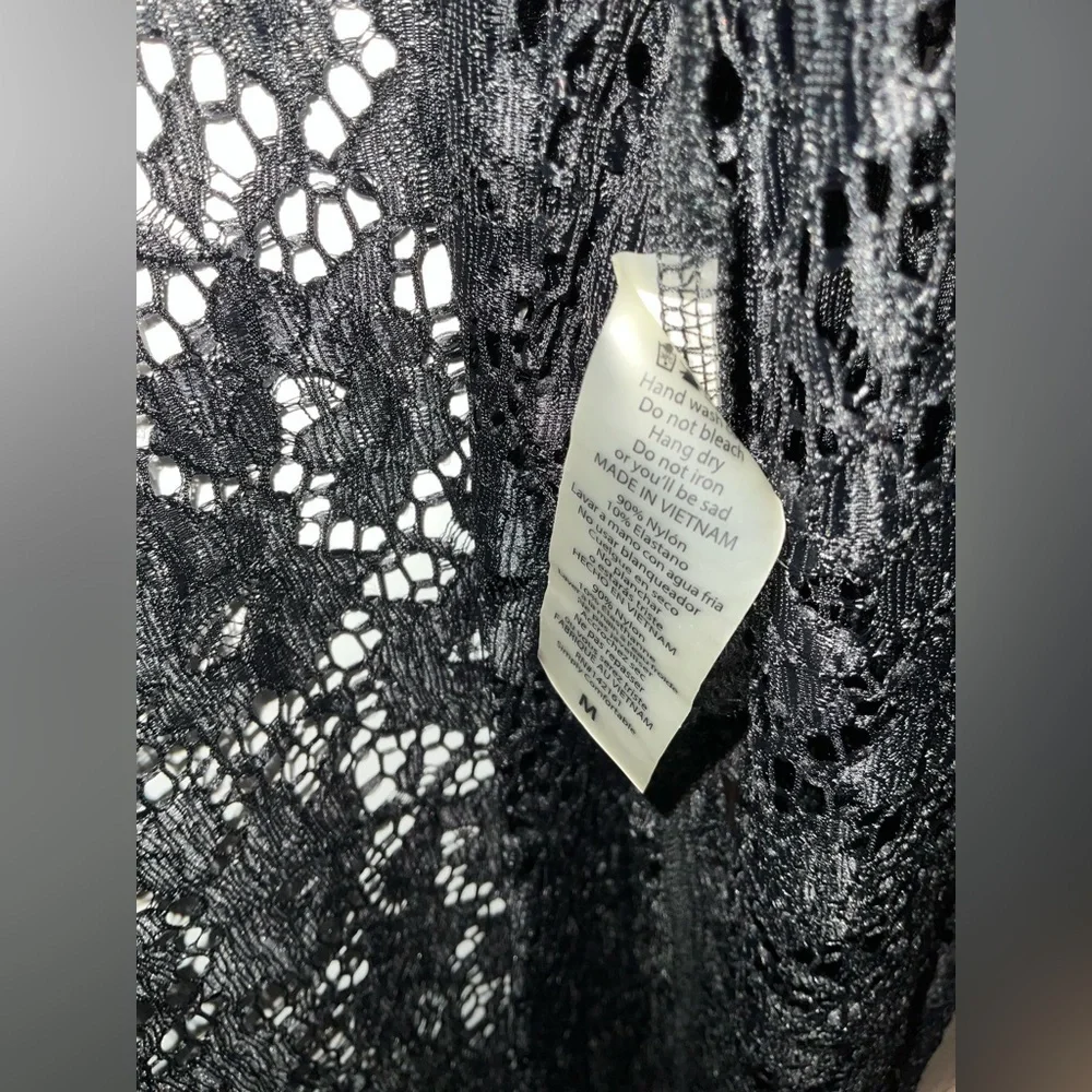 LuLaRoe | Elegant Black Lace Duster Cardigan Medium JOY